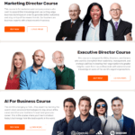 Next MBA Course description and images with the presenters